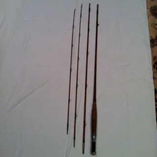 1937 8 4 F E Thomas Dirigo Split Bamboo Dry Fly Fishing Rod