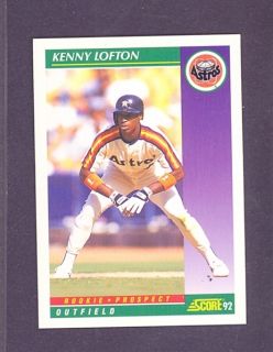 1992 Score 845 Kenny Lofton Rookie Astros Mint 6240