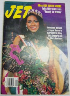 Jet Magazine Miss USA Kenya Moore March 1993 Digest Size 091112R