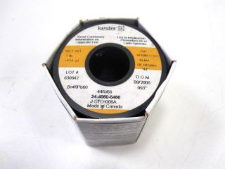 Kester 44 Rosin Core 1 Lb. Spool Of Tin/Lead .093 Solder 24 4060 5466