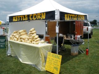 Kettle Corn Machine with Business Trailer 5x8
