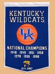 Kentucky Wildcats Wool Dynasty Banner Pennant New