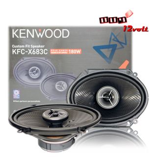 Kenwood Excelon KFC X683C 6x8 2 Way Car Speakers 613815580249