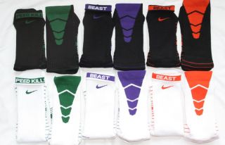 Nike Elite Football Performance Dri Fit Socks 1 Pair L 8 12 Purple