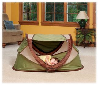 Kidco Peapod Plus Portable Infant Travel Bed Tent Sagebrush P204 New