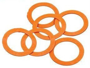of 6 x Replacement Rubber Sealing Rings for Glass Kilner Jars