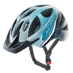 Uvex Light Blue Hero Kids Bicycle Helmet with LED