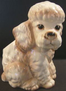 Vintage Lefton Exclusives Poodle Puppy Planter Japan