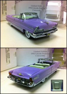 Danbury Mint 1956 LINCOLN PREMIERE CONVERTIBLE LIMITED EDITION of 5000