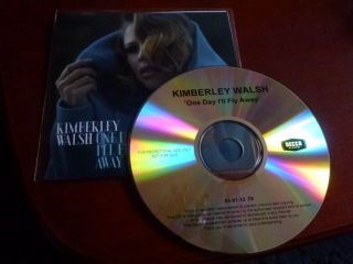 Kimberley Walsh One Day Ill Fly Away 3 Track Promo CD Girls Aloud
