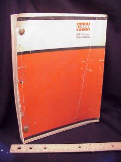1970 Case 870 Agri King Tractor Parts Manual Book Orig