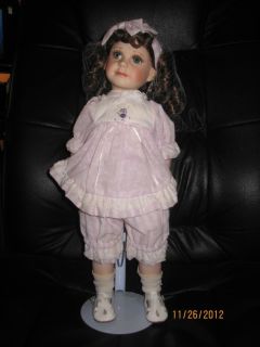 This is Kimberly, a 16 inch doll from Hamilton Collection created by