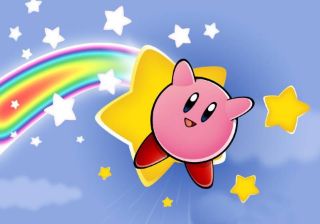 Kirby Nintendo Frosting Sheet Edible Cake Image
