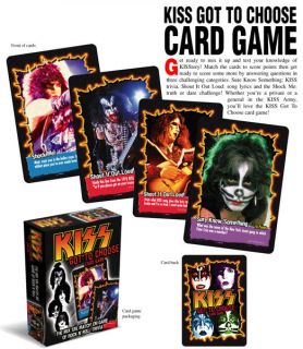 Kiss got to Choose Card Trivia Game