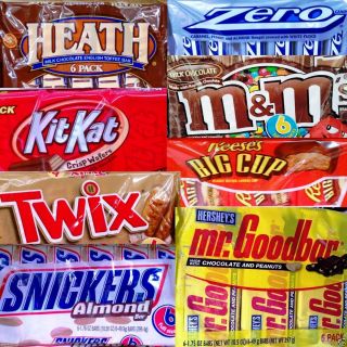 Full Size Chocolate Candy Bars M Ms Candies 6 Pack Many Choices Pick