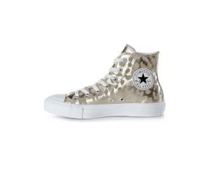 Converse All Star Chuck Taylor Leather Leopard Syn Hi Gold H131702 US
