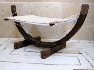 CAT Sm DOG HAMMOCK BED LOUNGER FURNITURE Hand Finished Well Made ARC