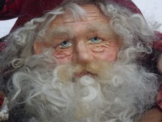 Kims Klaus Handmade Santa Vintage Christmas Anitique Sleigh Bell