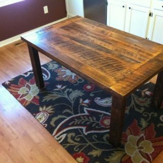 Reclaimed Barnwood Farm Table Dining Sets Kitchen Table w Bench