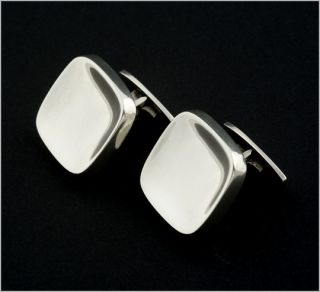 Bent Knudsen Sterling Silver Cuff Links 10 Very RARE Made in Denmark