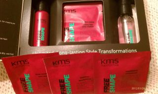 KMS California Free Shape Shampoo Conditioner Hot Flex Spray Creme