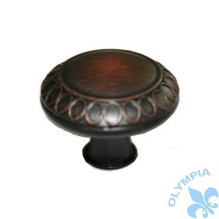 Olympia Cabinet Knob Oil Rubbed Bronze 1 1 4 Dia 16975