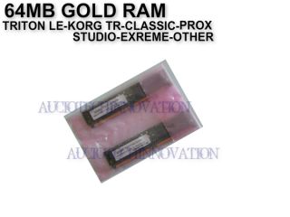 Korg Triton Le Korg TR Pro Classic 64MB Gold Memory RAM Worldwide
