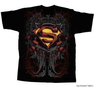 DC Comics Superman Son of Krypton Symbol Adult Shirt s 2XL