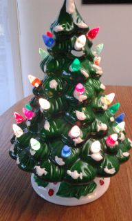 Kurt Adler 36 Light Ceramic 9 High Christmas Tree