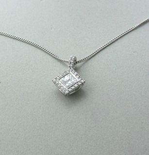 New Kwiat Platinum Gold Diamond Pendant Necklace $6195