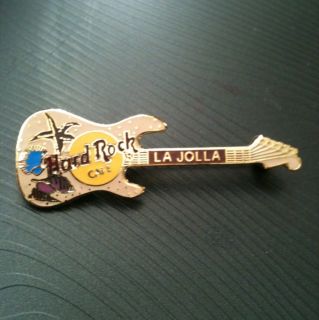 Hard Rock Cafe La Jolla Beach Guitar Pin