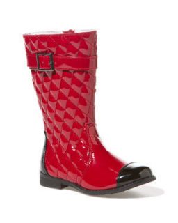 New LAmour Girls V7300 Quilted Boots Available in White or Red with