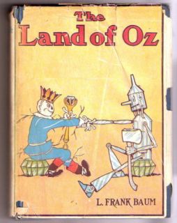 The Land of oz L Frank Baum w DJ 1904 EX