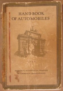 1920 Handbook of Automobiles Cadillac Packard Stutz Buick Auburn