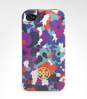 L5 New Tory Burch Purple Flower Hard Shell Case Cover For Apple iPhone