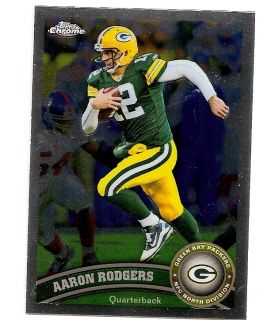 2011 Topps Chrome Aaron Rodgers Card
