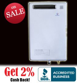 Eccotemp 40H 6 3 GPM LPG Outdoor Tankless Water Heater