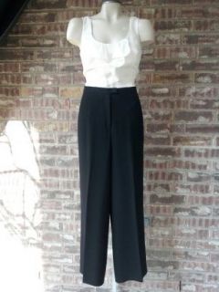 Lafayette New York 148 Black Suit Pants Slacks Trousers Sz 10