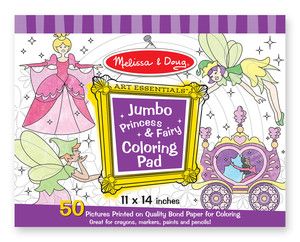 Princess Fairy Jumbo Coloring Pad