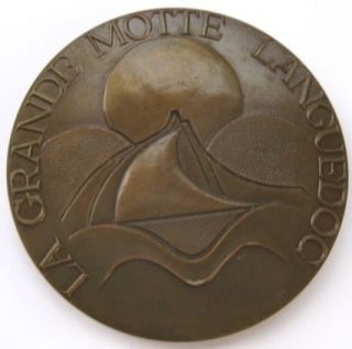 La Grande Motte Languedoc France Large Bronze Medal