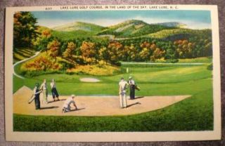 Golf Course Lake Lure N C Early Circa 1920s 30s