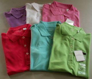 Lady Hathaway Golf Polo Shirt Cotton Stretch s M