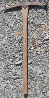 Antique 30 Coal Gold Rush Miners Pick Axe Wagon Tool