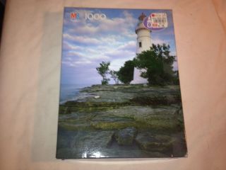 Milton Bradley Marblehead Lighthouse Oh 1000 Piece Jigsaw Puzzle