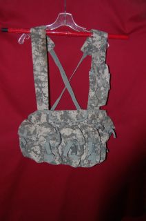 Army ACU Digital Camo Vest Waist Pack w IFAK Medical Hunting Camping