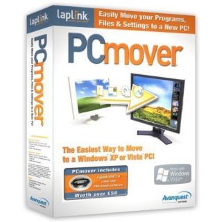 Laplink PC Mover XP V1STA with USB Cable New