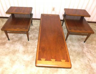 Vintage Lane Furniture Cofee Table 2 End Tables` Excellent