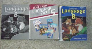 Abeka 5th Grade Language Arts Teacher Books Lot of 3