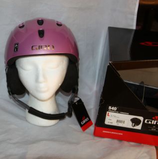 Girls Pink Skiing Snowboarding Snow Helmet Size Large New