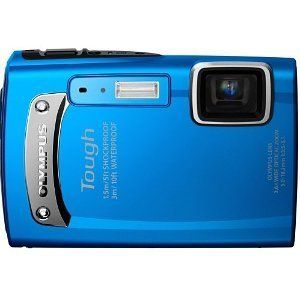 Olympus Tough TG 310 Blue 14MP Digital Camera w 3 6x Optical Zoom